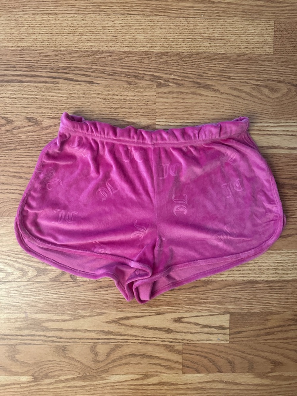 Pink Velour Juicy Couture Shorts
